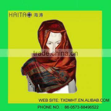 fashion women's best scarf in winter jacquard style