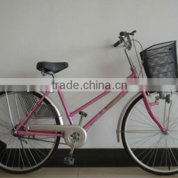 26"bike, 1speed, pink color with low price