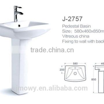 porcelain bathroom sink modern pedestal hand wash basin