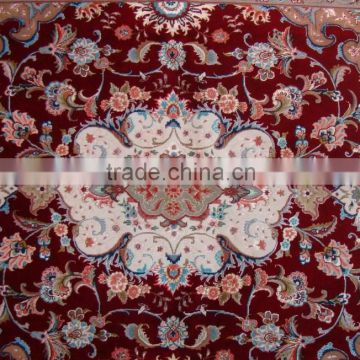 surrounding by bundle rose flower pattern handtufted carpet