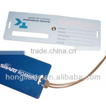 Favourable price pvc card luggage tag