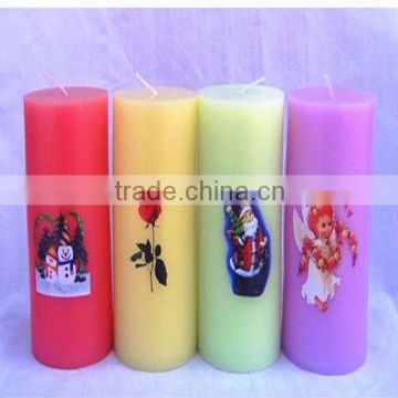 Flameless and no pollution pillar candles