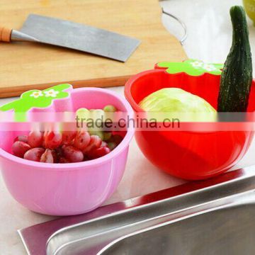good sell high quality plastic stroage Cheap fruit shape container plastic Filter bucket