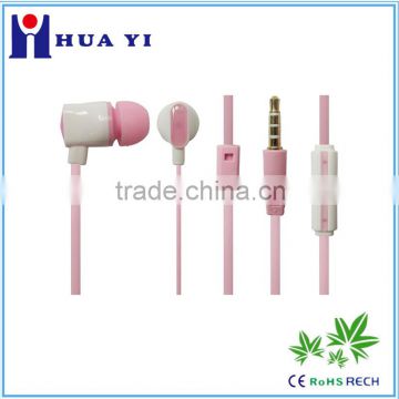 2015 guangdong new design the headset handfree earphone with Mic