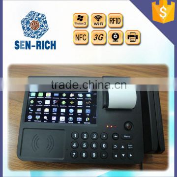 7 Inch Billing Tablet Android POS Machine with Wireless,RFID,Camera For Supermarket,Shop