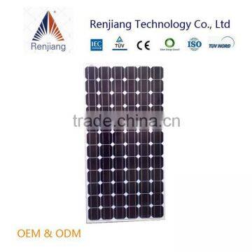 High efficiency 270W mono solar panel with TUV certificate