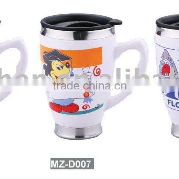 S/S porcelain coffee mug