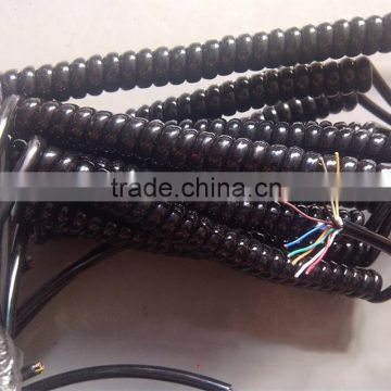 9 core retractable cords coil extended length 1800mm