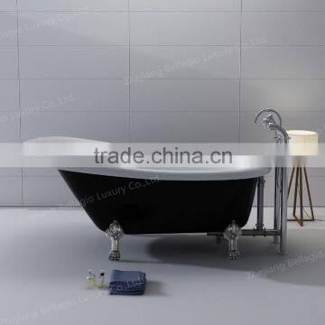 freestanding classical acrylic clawfoot bathtub