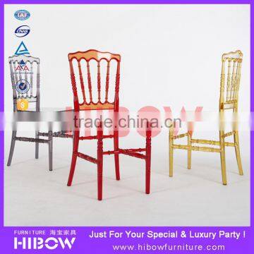 stackable resin napoleon banquet hall chair for event