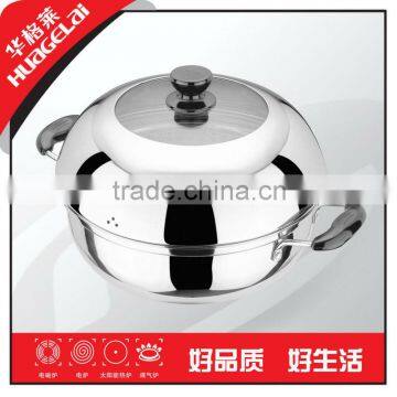 Stainless Steel Multi-functional Steamer Pot (induction available),26cm,28cm