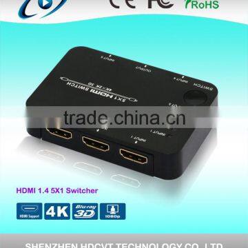 High quality High speed 4K x 2K, Switch HDMI 5 by 1