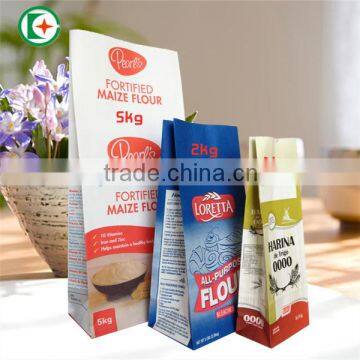 Colorful printing flour packing paper bags wholesale