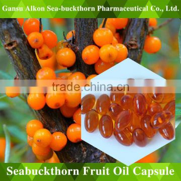 Protection of gastric pepsin resistance of ulcer healing Seabuckthorn fruit oil capsule