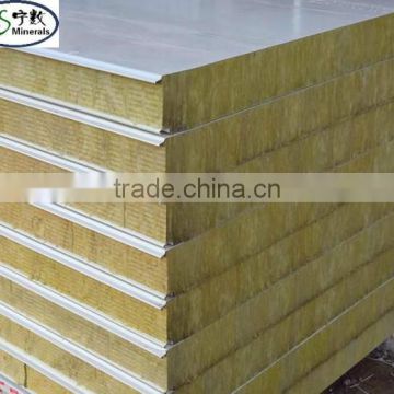 50mm 100kg/m3 Exterior Wall Soundproof Rock Wool insulation Board For Sale