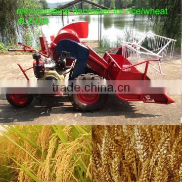 2015 mini combined rice harvester