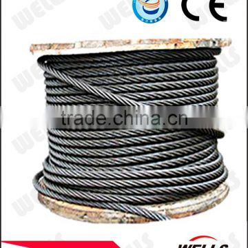 high quality galvanized steel wire rope made in china 1*7 7*7' 7*19