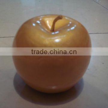 Big Artificial Golden Apple Fake Fruits Faux Fruits