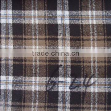 New fashion cotton flannel check fabric V299