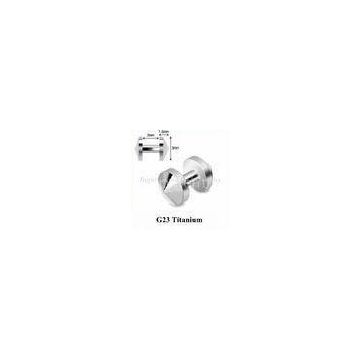 G23 Titanium Microdermal Anchor Jewelry , 3mm Cone Tops