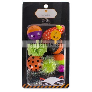 valuable set new design high quality happy cat pet halloween gift pet toy