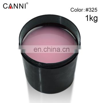 801#CANNI camouflage 1KG builder uv gel clear extention 25 colors private labeling long lasting 32oz  thin led nail gel
