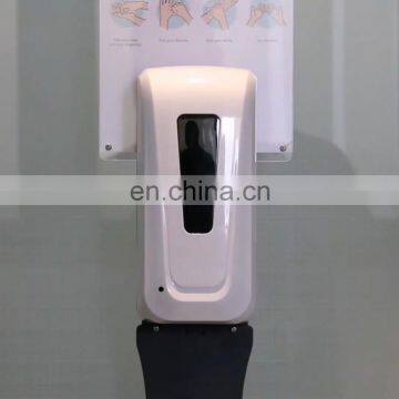 Hospital wall mounted electric UV LED light touchless automatic spray liquid foaming soap alcohol gel hand dispenser sanitizer