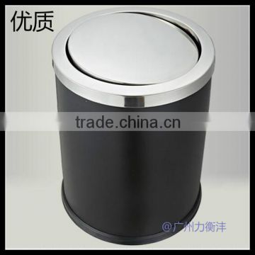 Stainless steel Wave cover trash cans