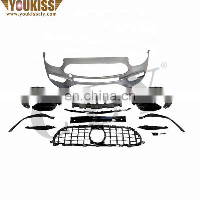 Genuine Automotive Body Parts Body Kit For Benz E Class W 213 modified E63S AMG Front Bumper With ABS Grille Front Bumper Trims