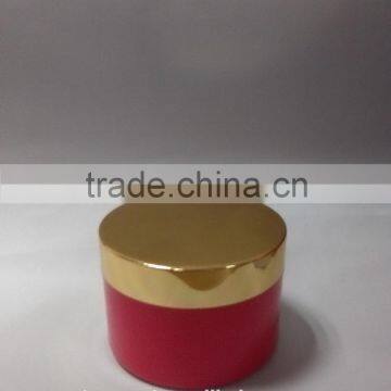 180g thick wall PET plastic ,hot stamping cosmetic jar for skin care or mask use