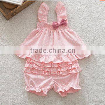 baby cotton strap clothing set infant bloomer sets pants sleeveless top toddlers 2pcs sets baby girls clothes,child shorts wear