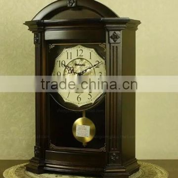 China wooden desktop clock