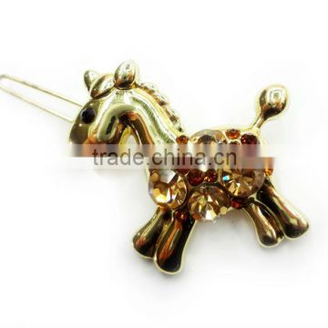 Newest Development Gold Horse Hair Pin