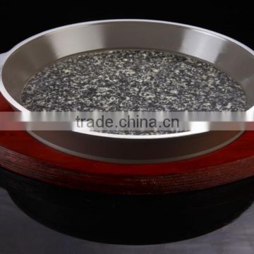 Mini granite round fry pan soup pot