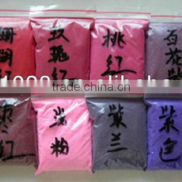 Color sand for wedding decorations