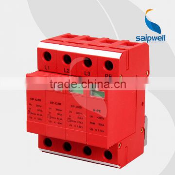 SAIP/SAIPWELL China Manufacturer Electrical 4 Poles 275/320/385/440V Lightning Adapter