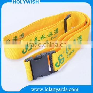 Custom logo promotional candy color elastic luggage belt