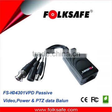 HD Video Power Data passive video balun,for HD-CVI/TVI/AHD/CVBS Camera,CCTV Transmission products