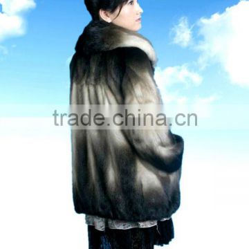 fashionable thermal mink coats fur women