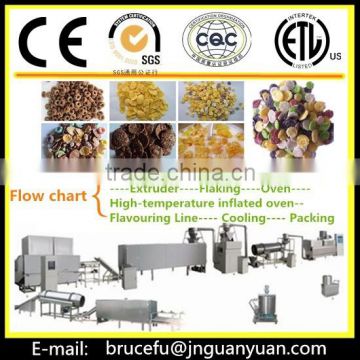 2015 latest professional and commercial corn flakes machinery