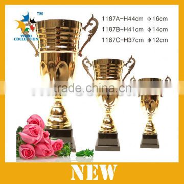 wholesale gold trophy cup on base,gold metal trophy cup,top quality &best design trophy cup