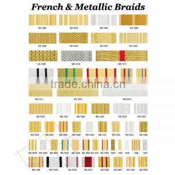 French & Metallic Braid | Military Braids