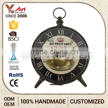 Custom Logo Fancy Desktop Alarm Azan Table Clock