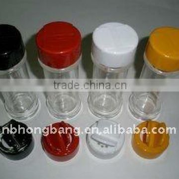 Spices bottle with cap