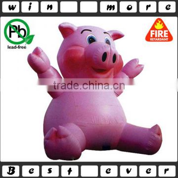 inflatable pig,giant advertising inflatable pig for event,outdoor inflatable pink pig for promotion