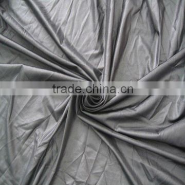 glittering polyester spandex knitted carbon fabric