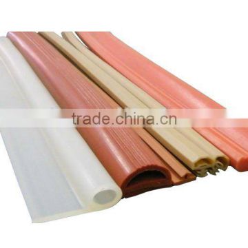 Silicone bulb seal/silicone shower door seal strip/extruded silicone seal strip