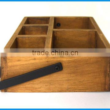 2016 FSC handmade Good quality handmade wood spice box with clear lid