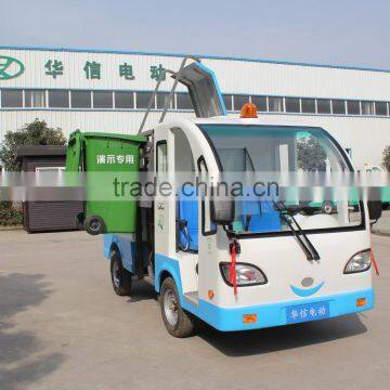 Self discharging small electric garbage transfer truck for sale