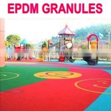 epdm granules/rubber granules for sports flooring with UV stable-g-y-160530-10